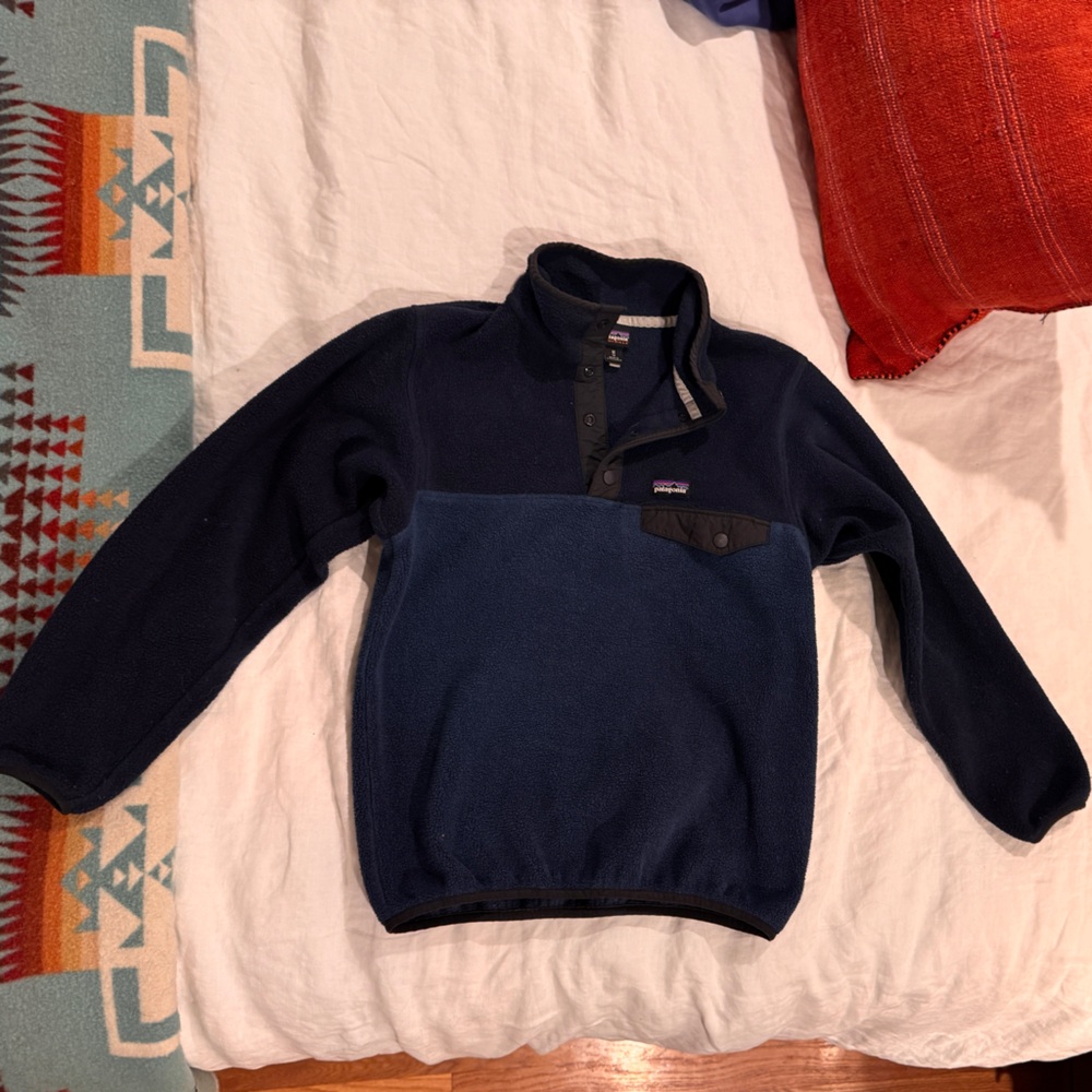 Kids Patagonia Synch Snap pullover